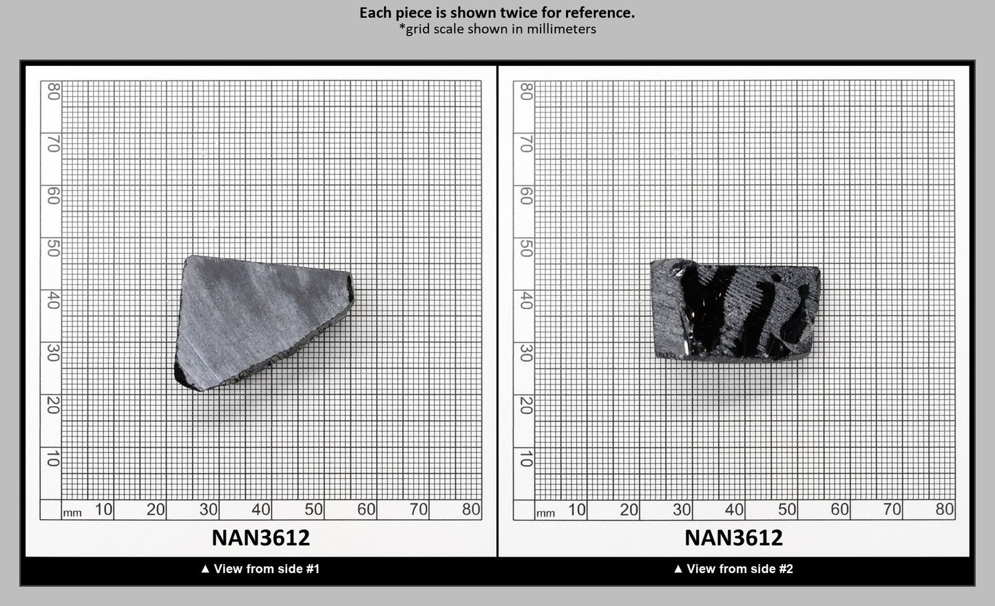 Nanosital Simulated Ocean Steel Lab Created Faceting Rough for Gem Cutting - #A-4016 - Various Sizes : NAN3612