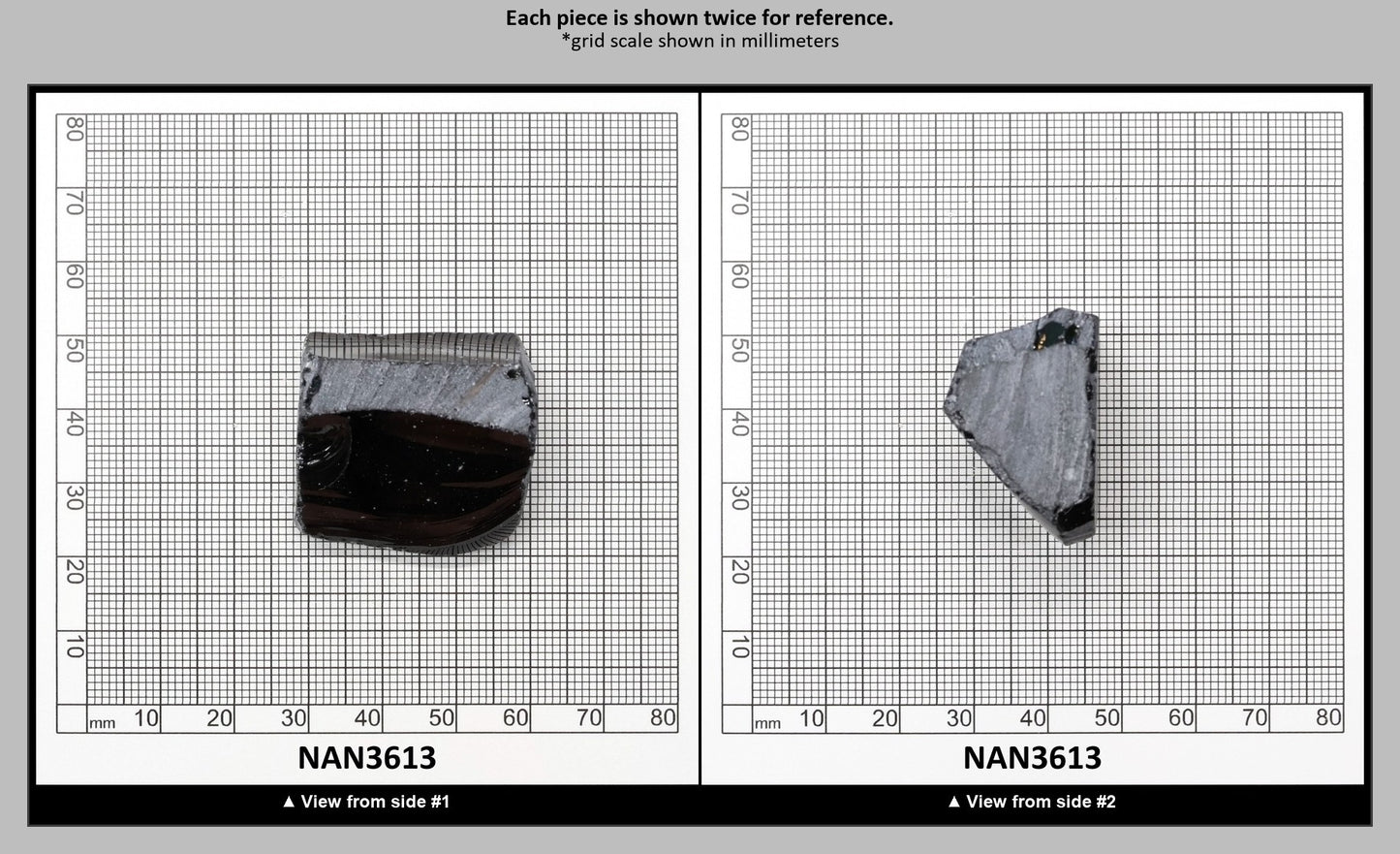 Nanosital Simulated Ocean Steel Lab Created Faceting Rough for Gem Cutting - #A-4016 - Various Sizes : NAN3613