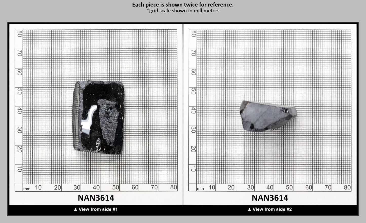 Nanosital Simulated Ocean Steel Lab Created Faceting Rough for Gem Cutting - #A-4016 - Various Sizes : NAN3614