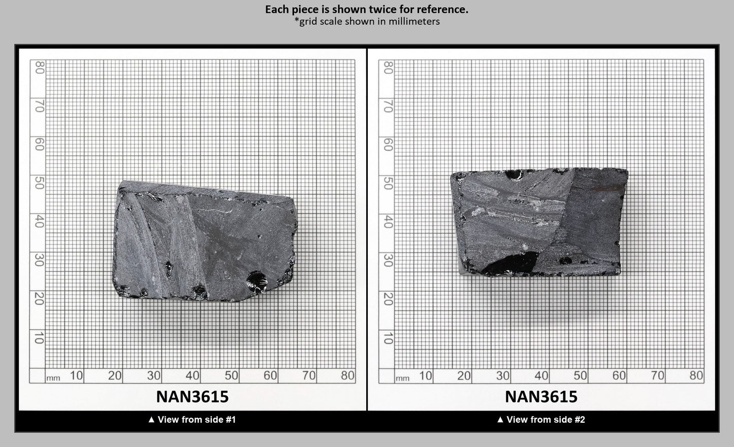 Nanosital Simulated Ocean Steel Lab Created Faceting Rough for Gem Cutting - #A-4016 - Various Sizes : NAN3615