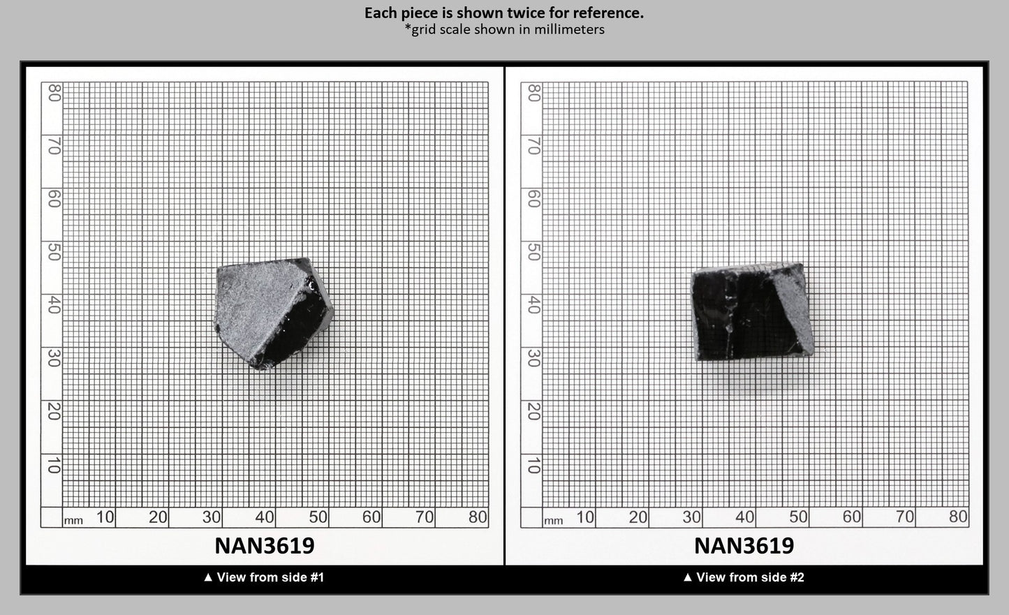 Nanosital Simulated Carbon Lab Created Faceting Rough for Gem Cutting - #A-4078 - Various Sizes : NAN3619