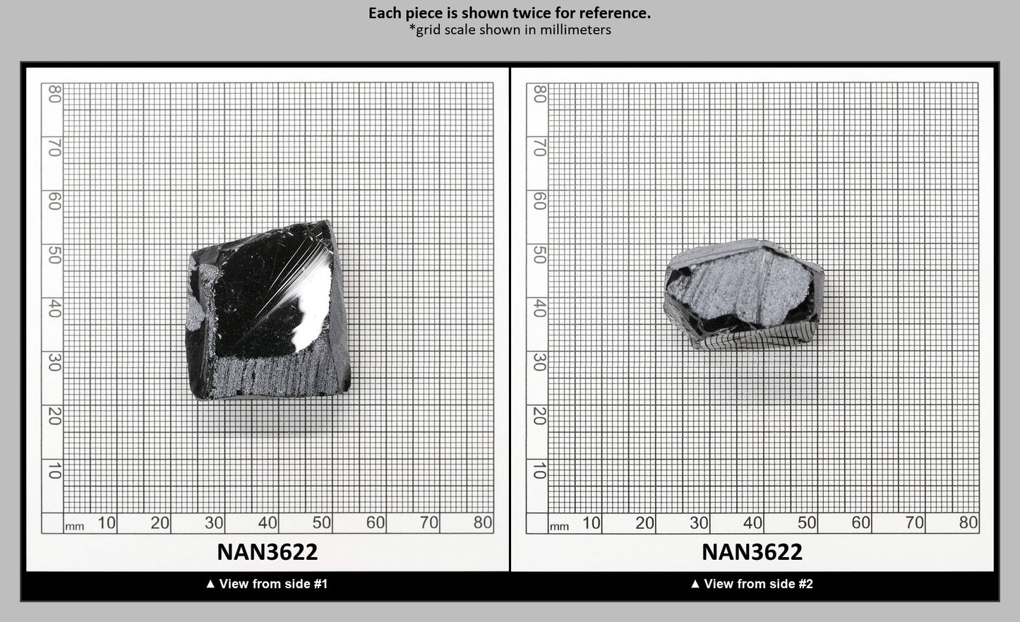 Nanosital Simulated Carbon Lab Created Faceting Rough for Gem Cutting - #A-4078 - Various Sizes : NAN3622