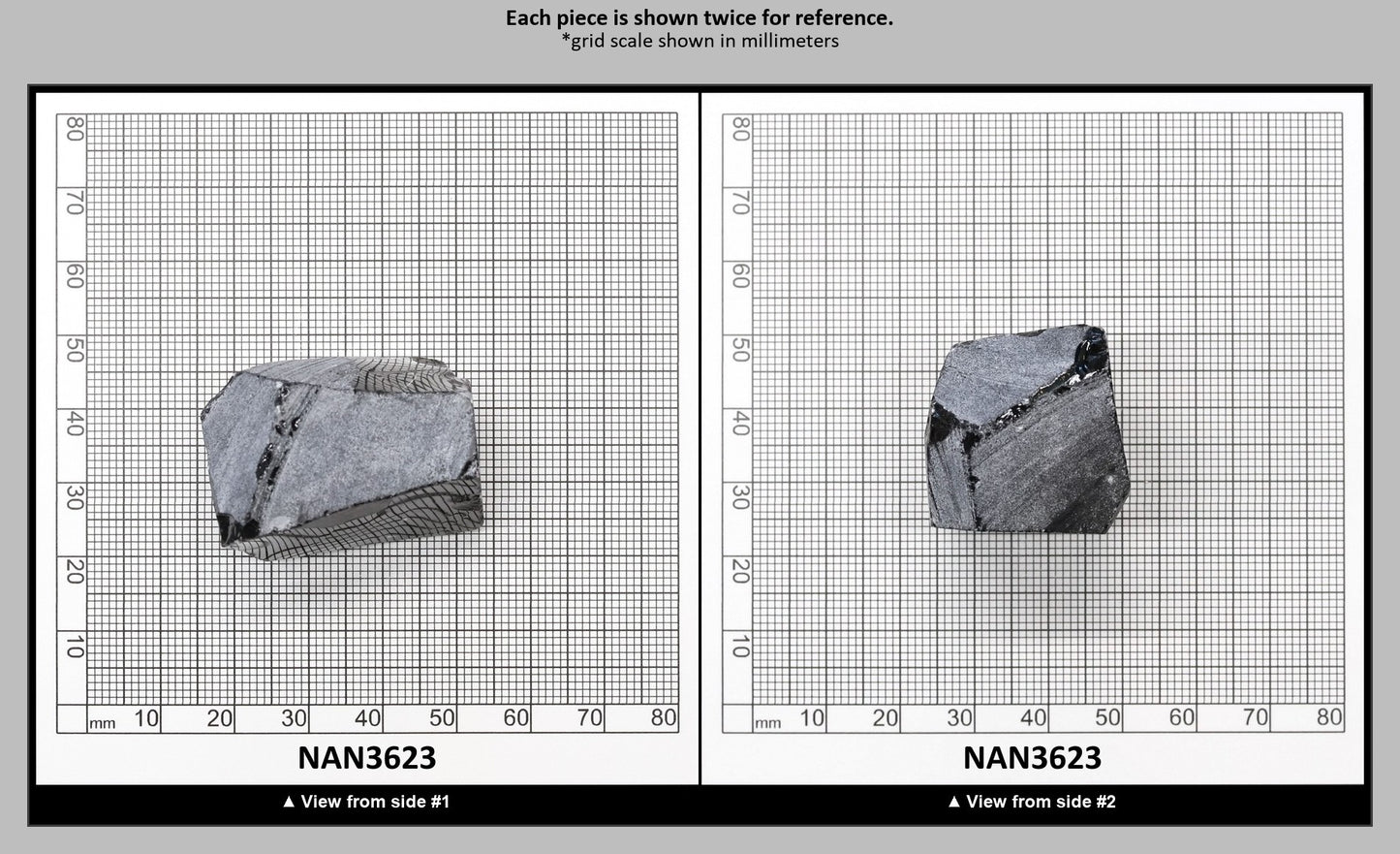 Nanosital Simulated Carbon Lab Created Faceting Rough for Gem Cutting - #A-4078 - Various Sizes : NAN3623