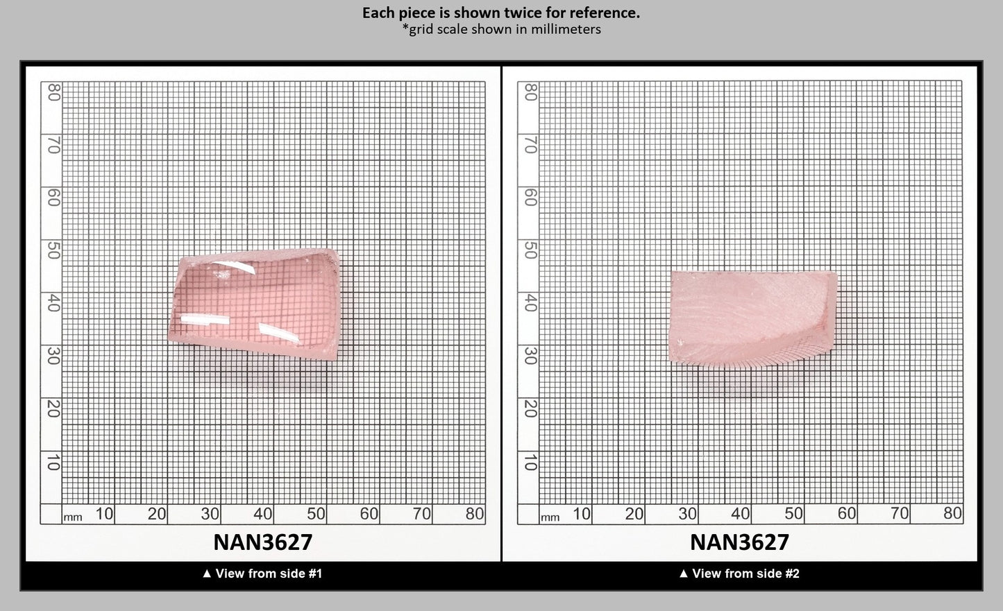 UV Reactive Nanosital #E-271  Lab Created Faceting Rough for Gem Cutting - Various Sizes : NAN3627