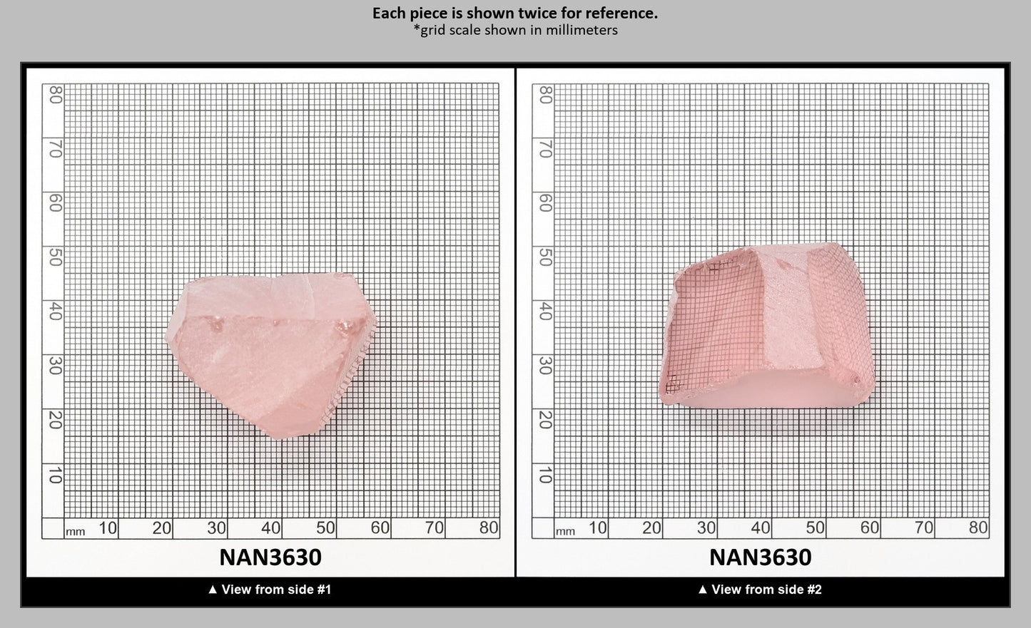 UV Reactive Nanosital #E-271  Lab Created Faceting Rough for Gem Cutting - Various Sizes : NAN3630