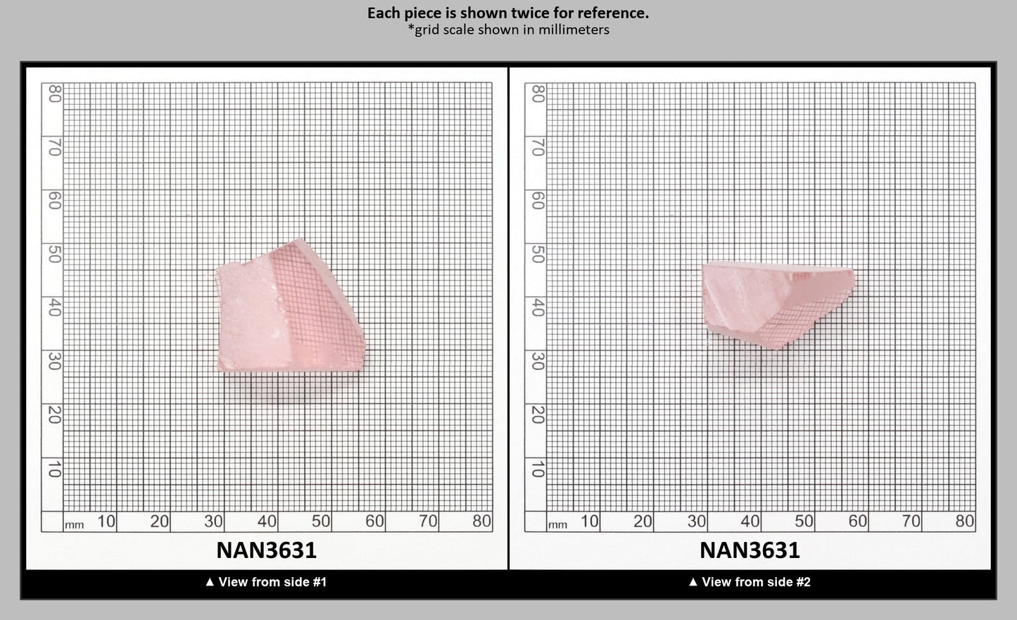 UV Reactive Nanosital #E-271  Lab Created Faceting Rough for Gem Cutting - Various Sizes : NAN3631