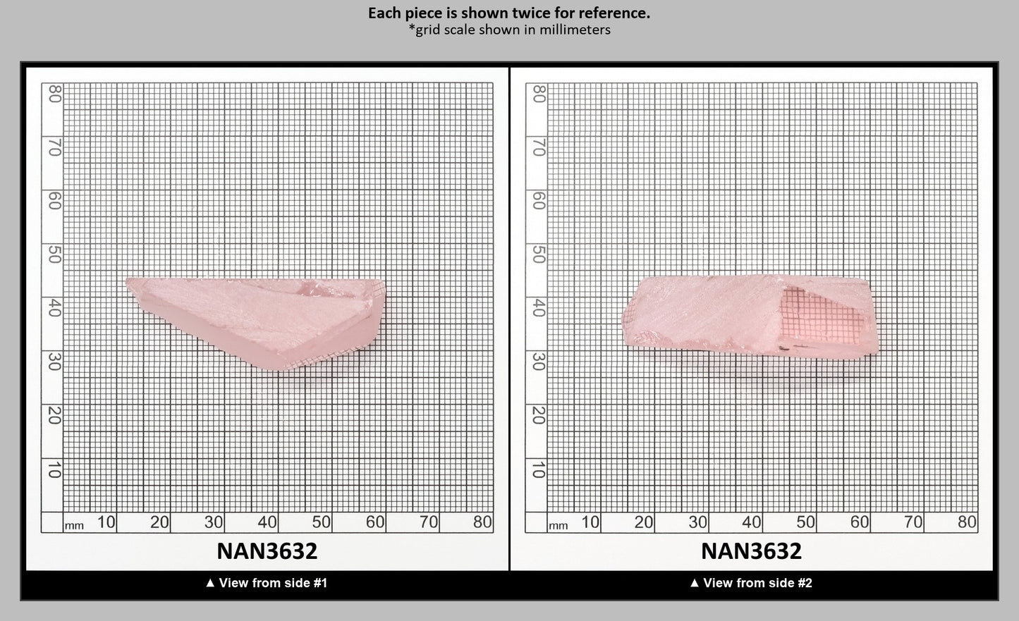 UV Reactive Nanosital #E-271  Lab Created Faceting Rough for Gem Cutting - Various Sizes : NAN3632