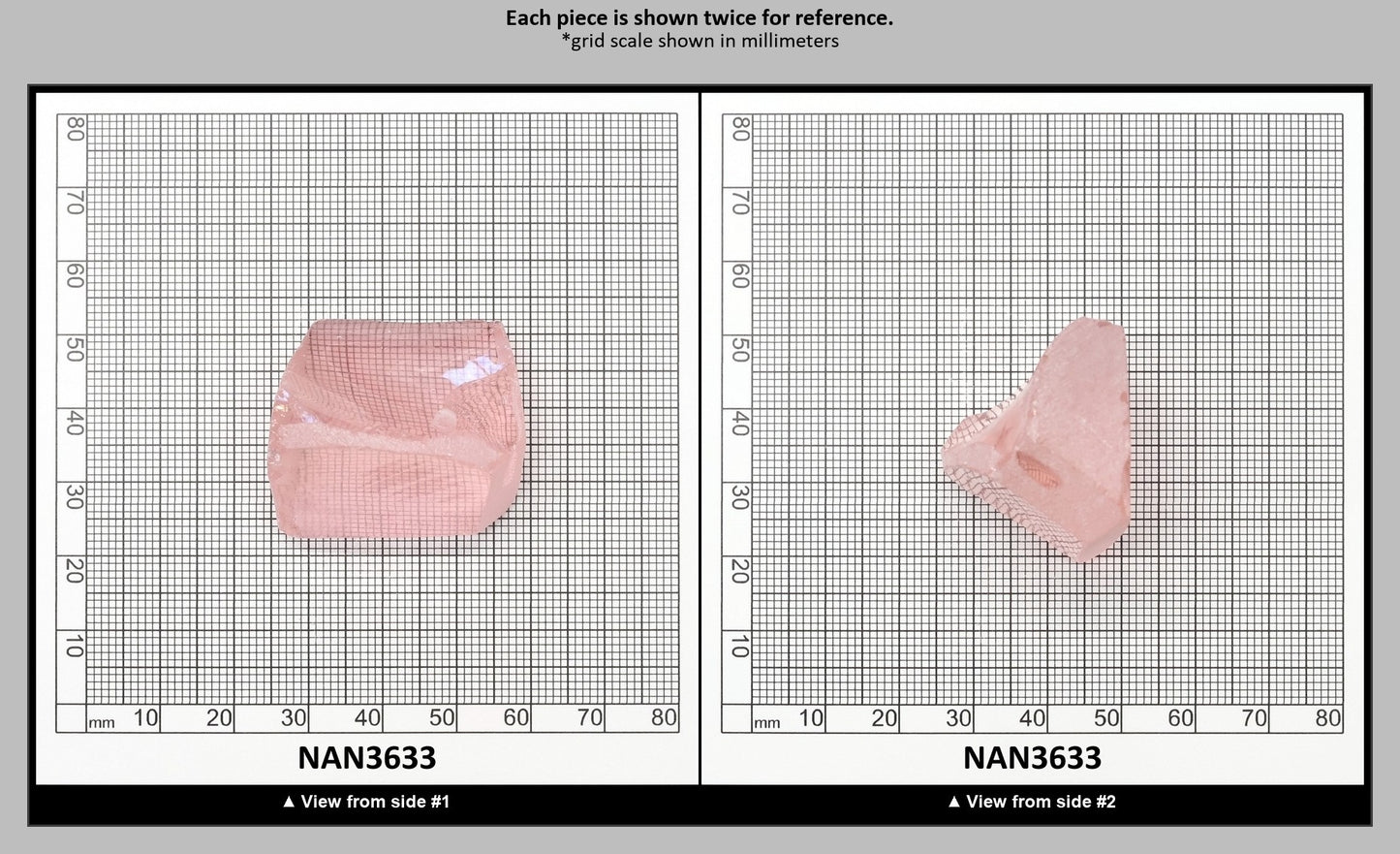 UV Reactive Nanosital #E-271  Lab Created Faceting Rough for Gem Cutting - Various Sizes : NAN3633