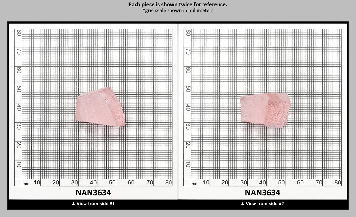 UV Reactive Nanosital #E-271  Lab Created Faceting Rough for Gem Cutting - Various Sizes : NAN3634
