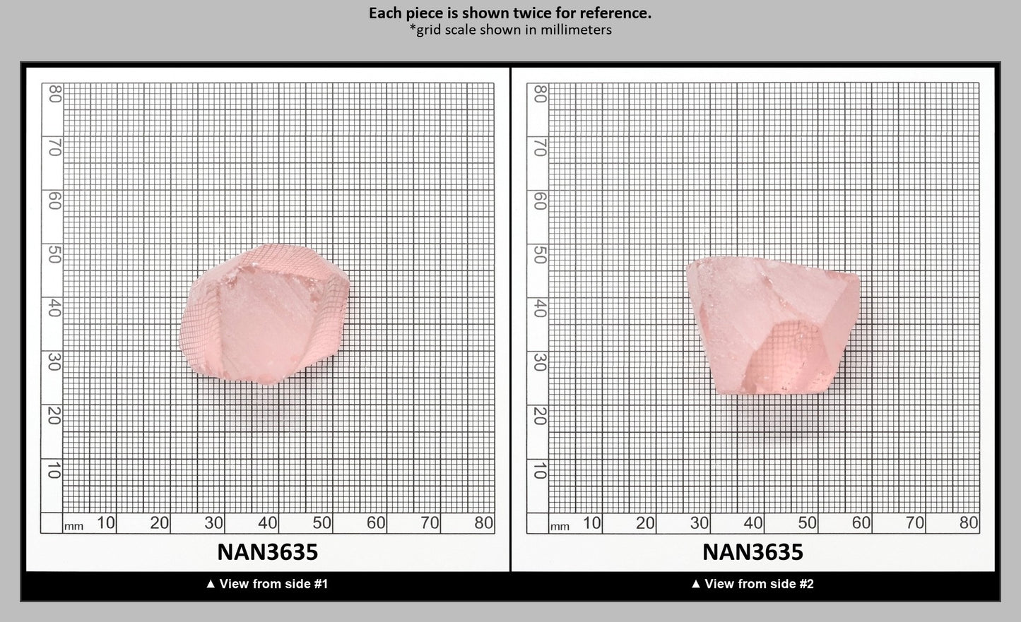 UV Reactive Nanosital #E-271  Lab Created Faceting Rough for Gem Cutting - Various Sizes : NAN3635