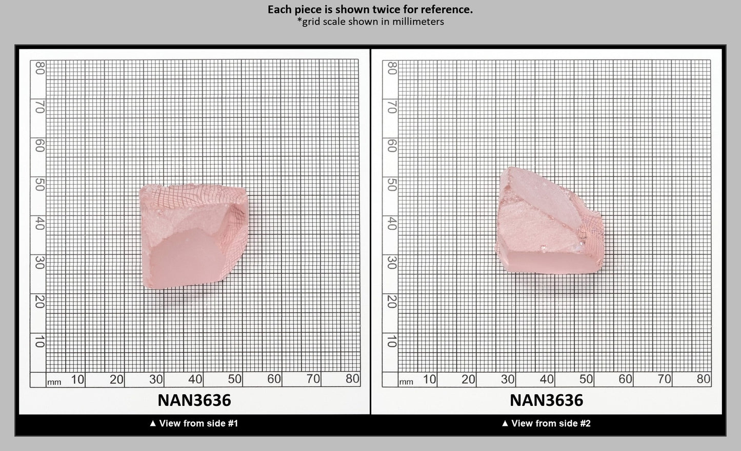 UV Reactive Nanosital #E-271  Lab Created Faceting Rough for Gem Cutting - Various Sizes : NAN3636