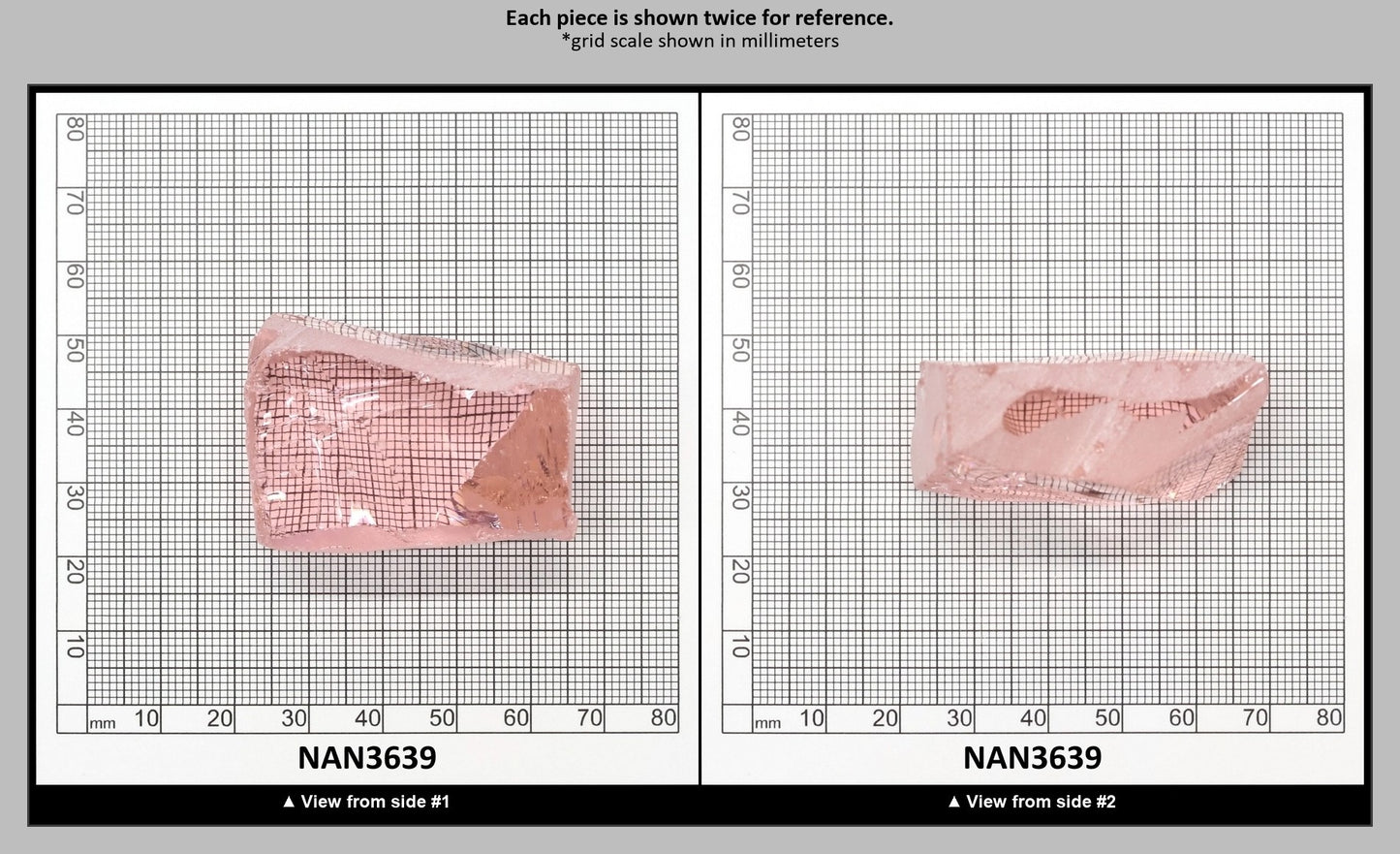 UV Reactive Nanosital #E-271  Lab Created Faceting Rough for Gem Cutting - Various Sizes : NAN3639