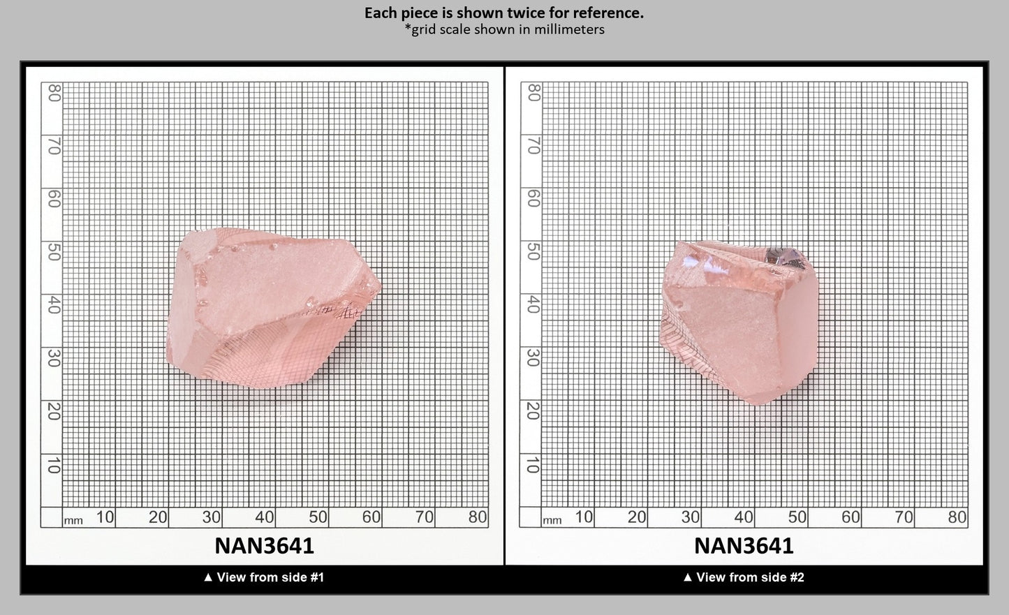 UV Reactive Nanosital #E-271  Lab Created Faceting Rough for Gem Cutting - Various Sizes : NAN3641