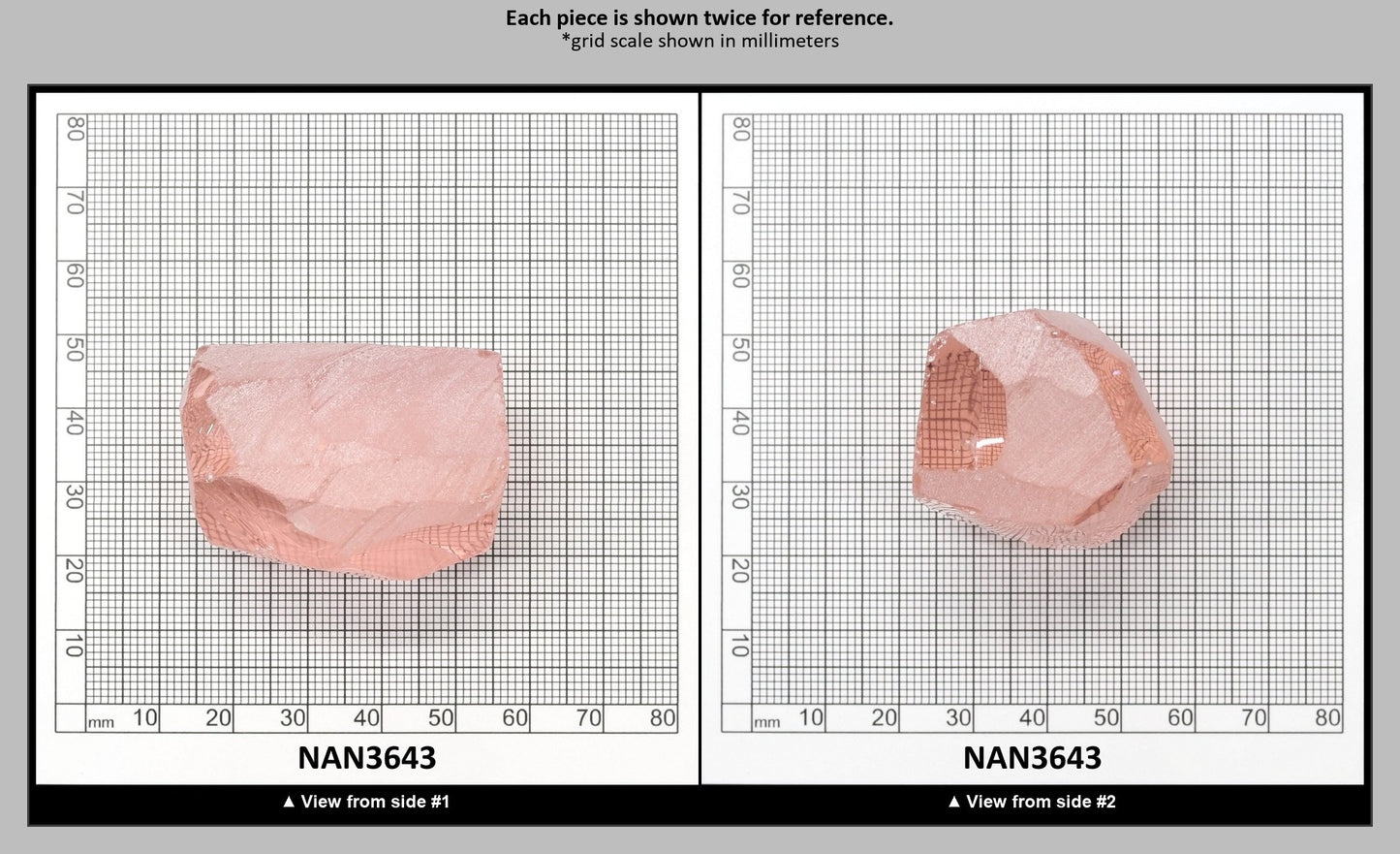 UV Reactive Nanosital #E-271  Lab Created Faceting Rough for Gem Cutting - Various Sizes : NAN3643