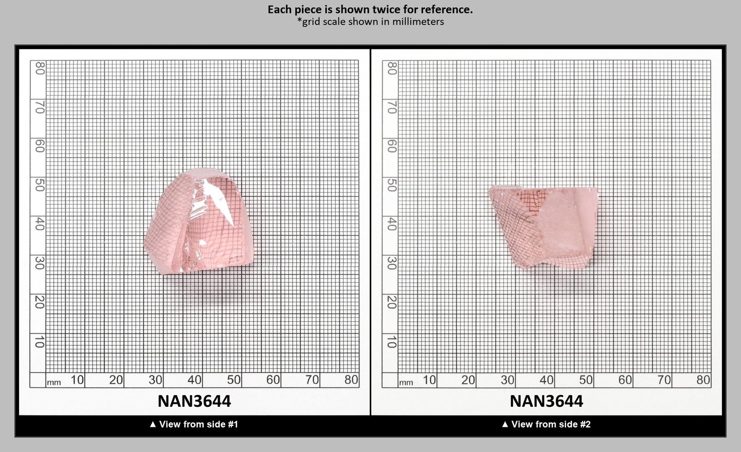 UV Reactive Nanosital #E-271  Lab Created Faceting Rough for Gem Cutting - Various Sizes : NAN3644