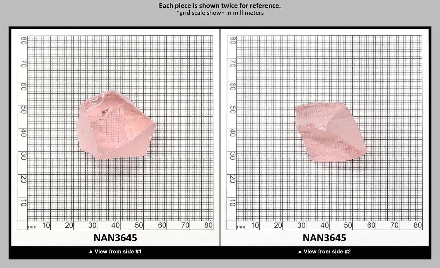 UV Reactive Nanosital #E-271  Lab Created Faceting Rough for Gem Cutting - Various Sizes : NAN3645