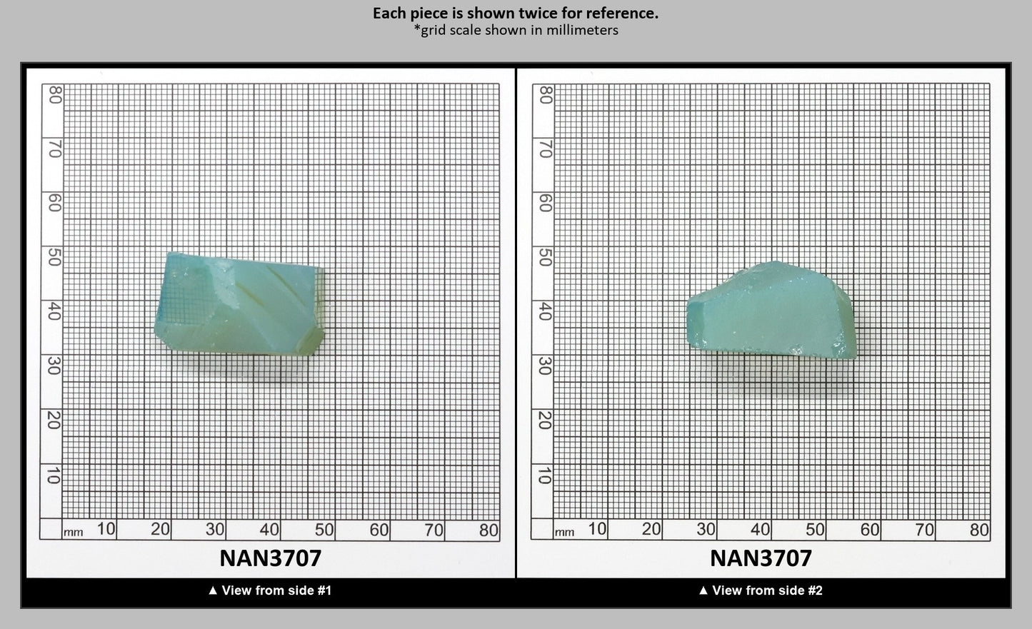 Nanosital Simulated Green Apple Opal Lab Created Faceting Rough for Gem Cutting - #A-9825 - Various Sizes : NAN3707