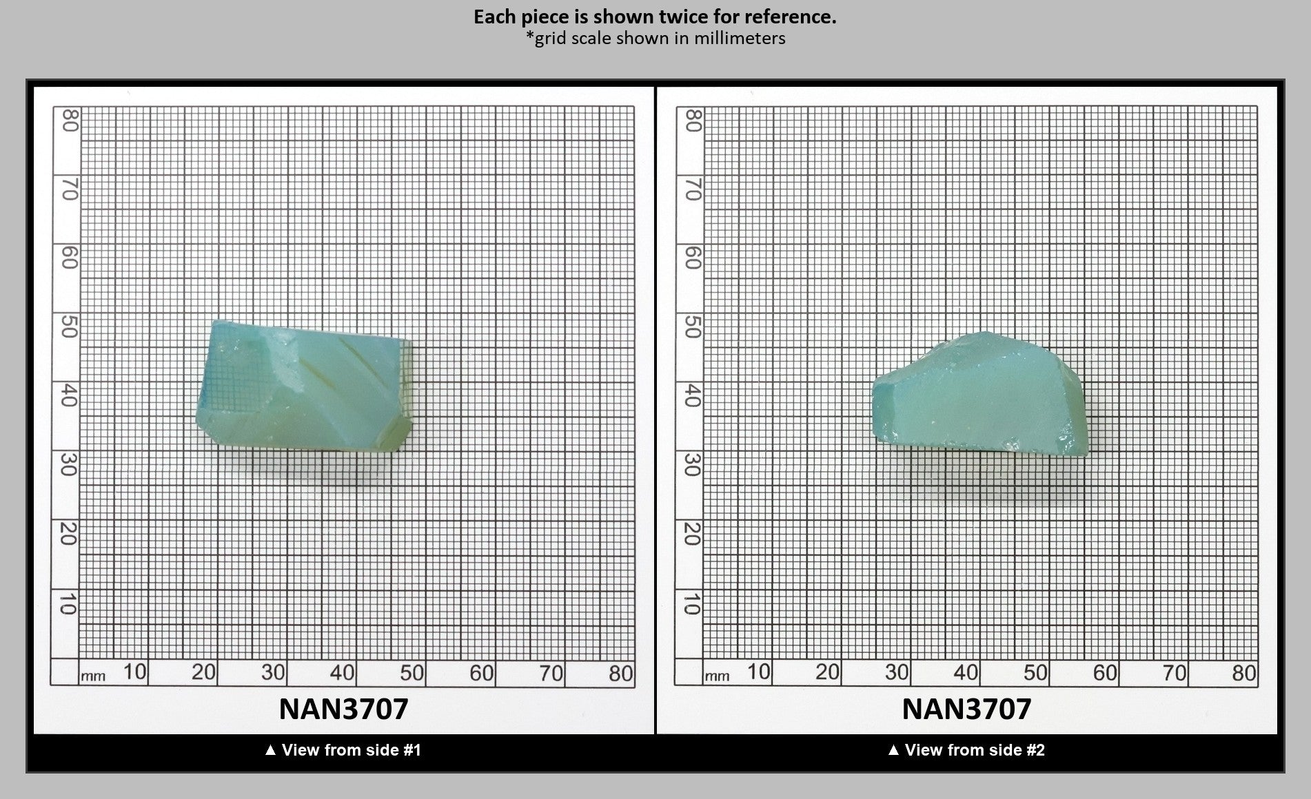 Nanosital Simulated Green Apple Opal Lab Created Faceting Rough for Gem Cutting - #A-9825 - Various Sizes : NAN3707