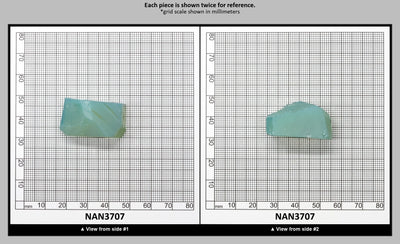 Nanosital Simulated Green Apple Opal Lab Created Faceting Rough for Gem Cutting - #A-9825 - Various Sizes : NAN3707