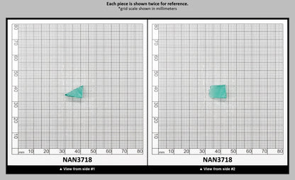 Nanosital Simulated Very Light Emerald Lab Created Faceting Rough for Gem Cutting - #0/4 - Various Sizes : NAN3718