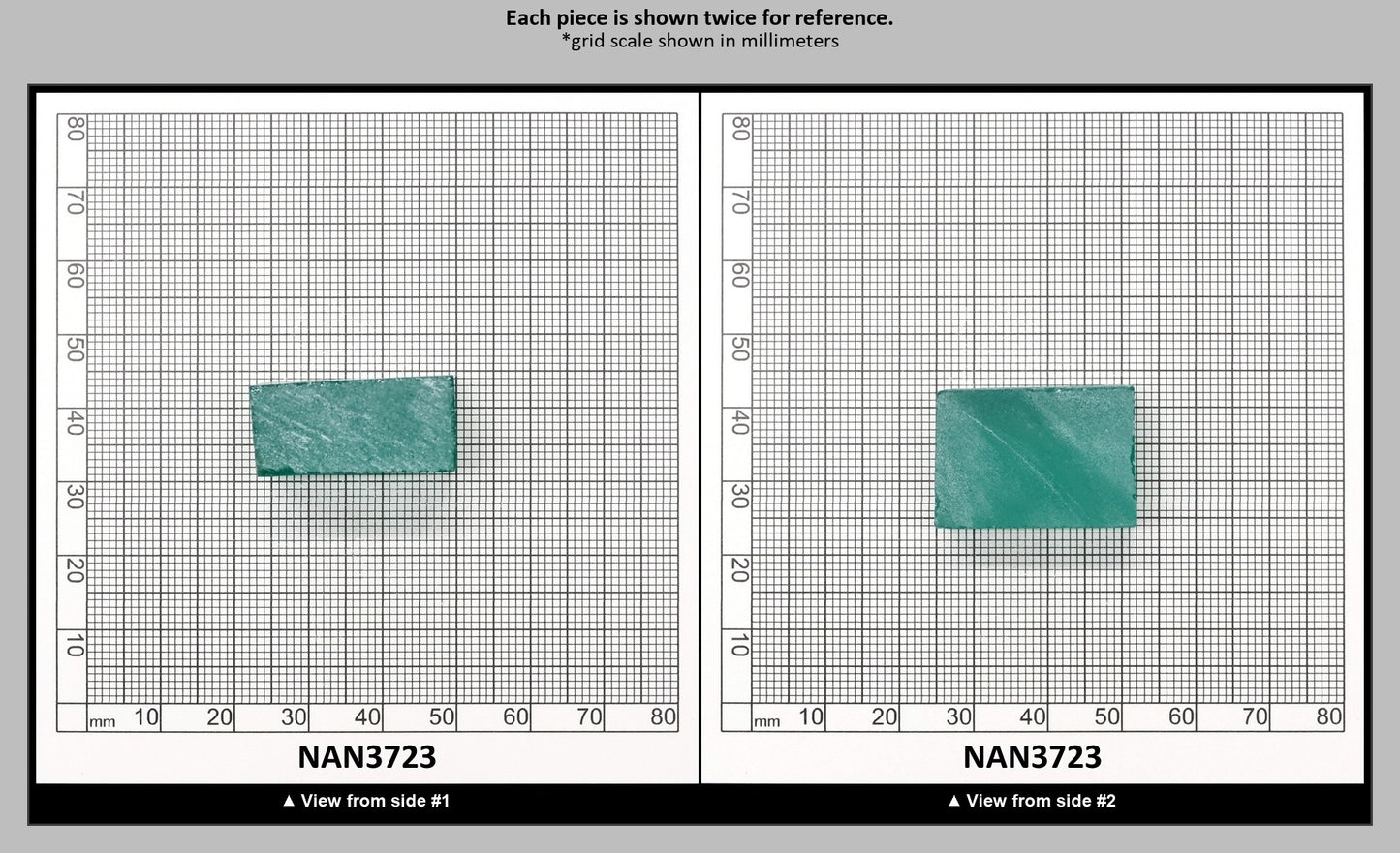 Nanosital Simulated Very Light Emerald Lab Created Faceting Rough for Gem Cutting - #0/4 - Various Sizes : NAN3723
