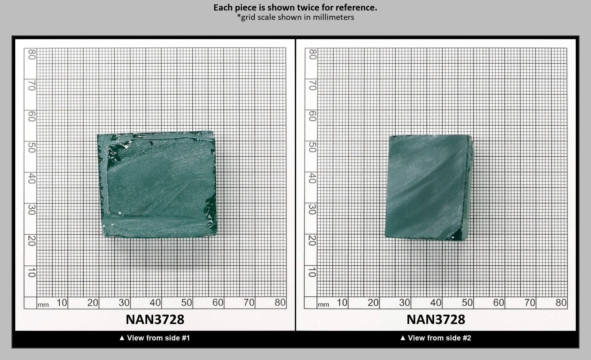 Nanosital Simulated Very Light Emerald Lab Created Faceting Rough for Gem Cutting - #0/4 - Various Sizes : NAN3728