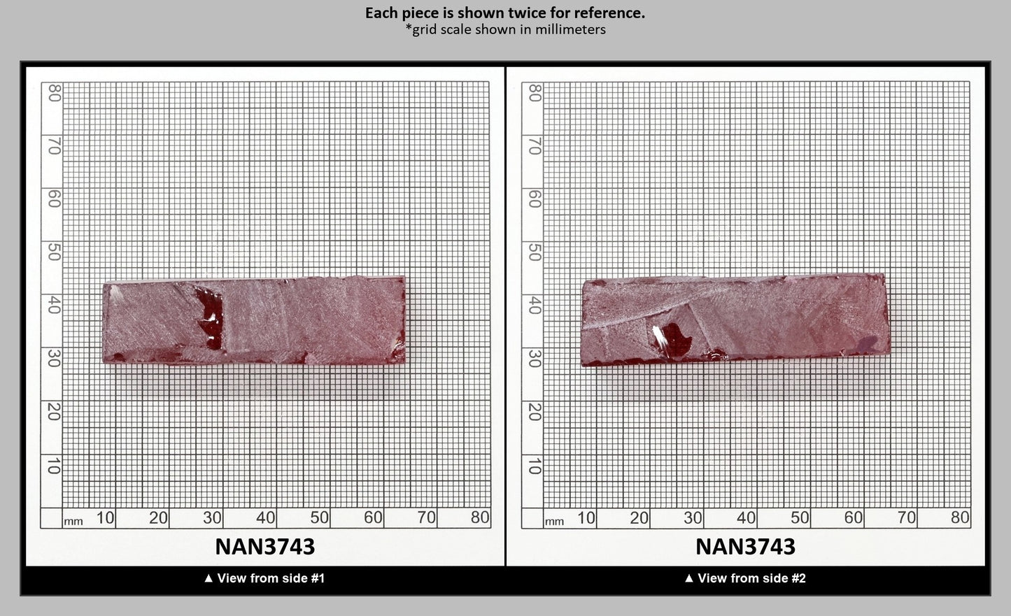 Nanosital Simulated Vivid Pink Lab Created Faceting Rough for Gem Cutting - #TB-9 - Various Sizes : NAN3743