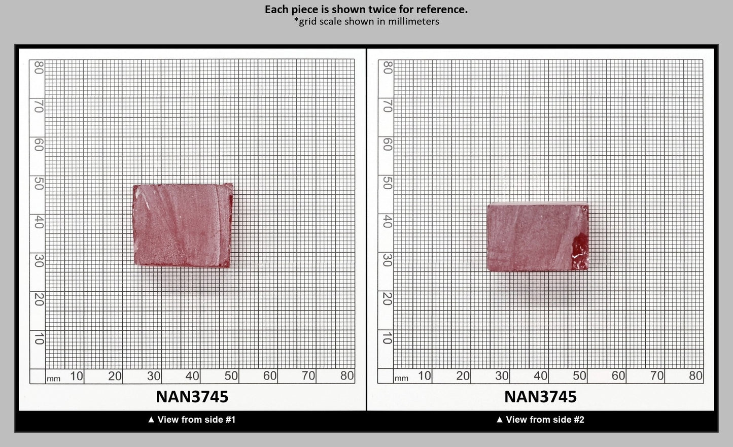 Nanosital Simulated Vivid Pink Lab Created Faceting Rough for Gem Cutting - #TB-9 - Various Sizes : NAN3745
