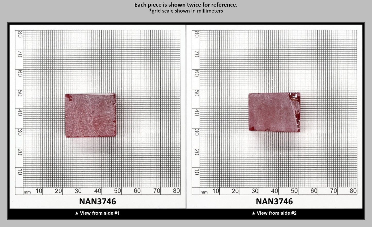 Nanosital Simulated Vivid Pink Lab Created Faceting Rough for Gem Cutting - #TB-9 - Various Sizes : NAN3746