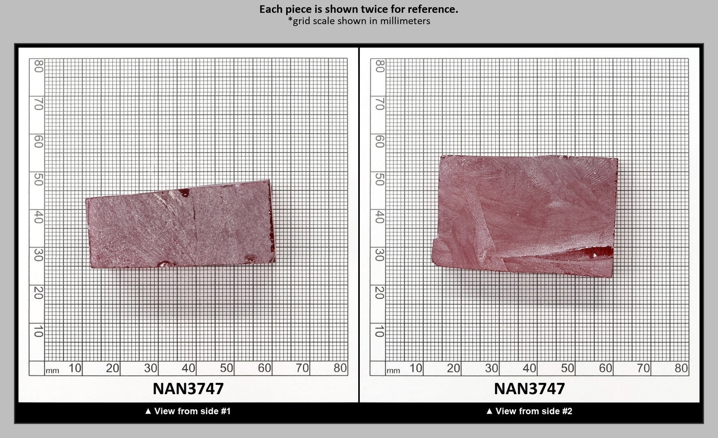 Nanosital Simulated Vivid Pink Lab Created Faceting Rough for Gem Cutting - #TB-9 - Various Sizes : NAN3747