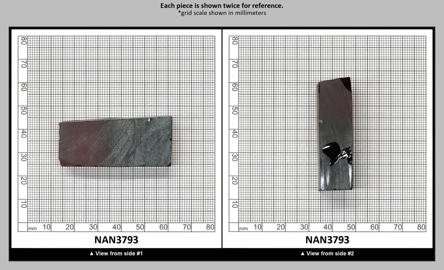Nanosital Simulated Watermelon Tourmaline (New Style)  Lab Created Faceting Rough for Gem Cutting -Various Sizes : NAN3793