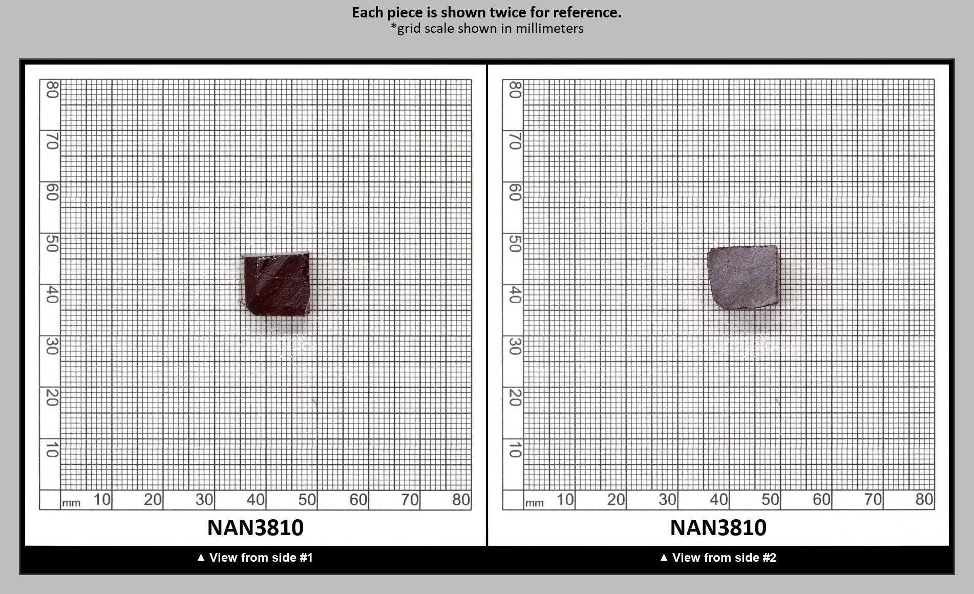 Nanosital Simulated Ruby (Included)  Lab Created Faceting Rough for Gem Cutting - #Z-349 - Various Sizes : NAN3810