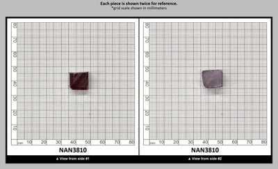 Nanosital Simulated Ruby (Included)  Lab Created Faceting Rough for Gem Cutting - #Z-349 - Various Sizes : NAN3810
