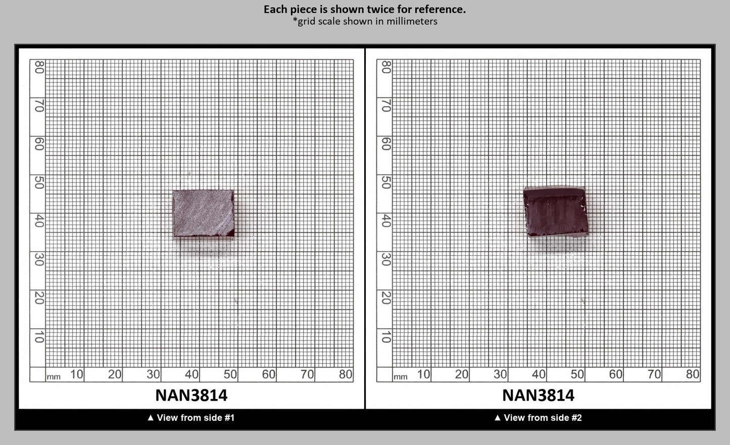 Nanosital Simulated Ruby (Included)  Lab Created Faceting Rough for Gem Cutting - #Z-349 - Various Sizes : NAN3814