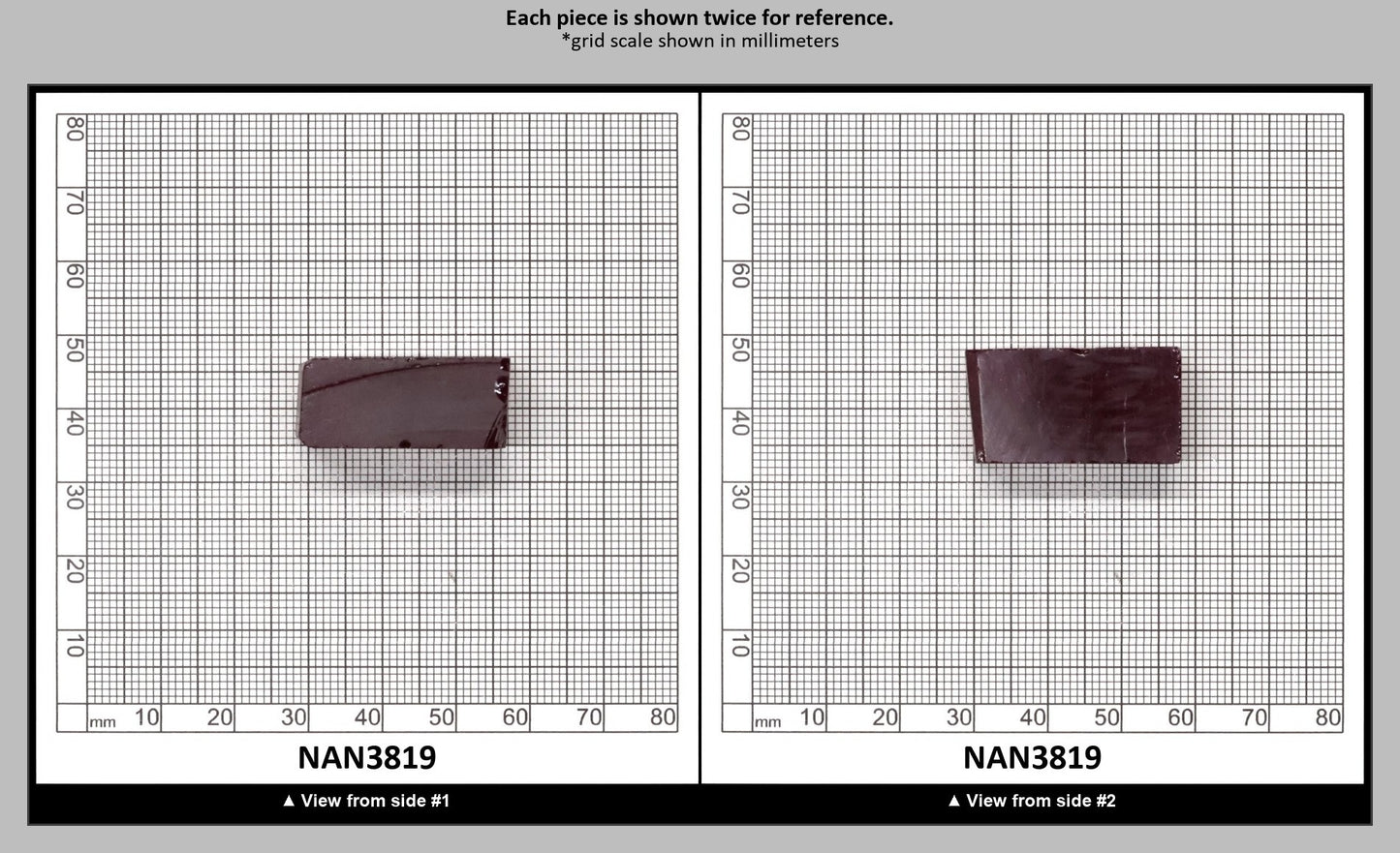 Nanosital Simulated Ruby (Included)  Lab Created Faceting Rough for Gem Cutting - #Z-349 - Various Sizes : NAN3819