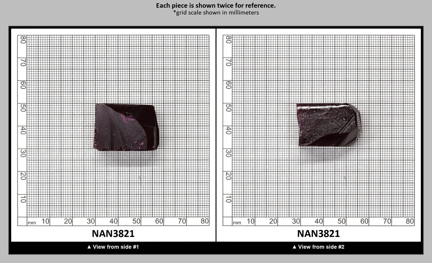Nanosital Simulated Ruby (Included)  Lab Created Faceting Rough for Gem Cutting - #Z-349 - Various Sizes : NAN3821