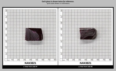 Nanosital Simulated Ruby (Included)  Lab Created Faceting Rough for Gem Cutting - #Z-349 - Various Sizes : NAN3821