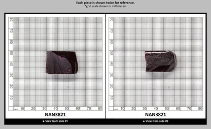 Nanosital Simulated Ruby (Included)  Lab Created Faceting Rough for Gem Cutting - #Z-349 - Various Sizes : NAN3821