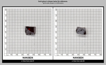 Nanosital Simulated Cognac Garnet Lab Created Faceting Rough for Gem Cutting - #E-120 - Various Sizes : NAN3824
