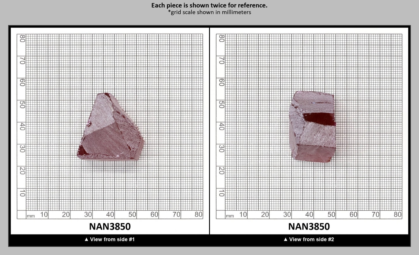 Nanosital Simulated Pink Tourmaline Lab Created Faceting Rough for Gem Cutting - #A-9100 - Various Sizes : NAN3850