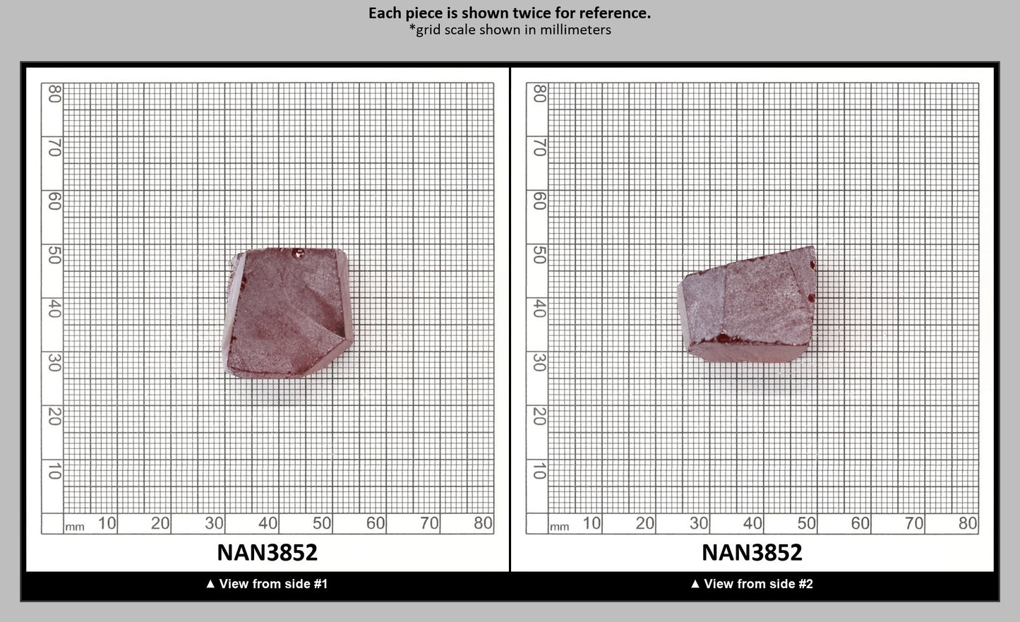 Nanosital Simulated Pink Tourmaline Lab Created Faceting Rough for Gem Cutting - #A-9100 - Various Sizes : NAN3852