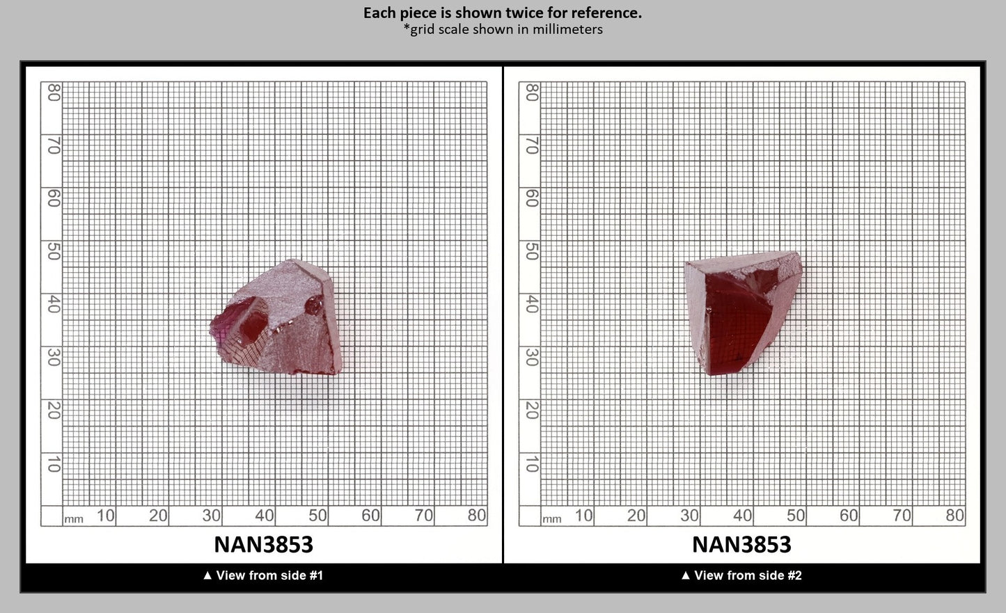 Nanosital Simulated Pink Tourmaline Lab Created Faceting Rough for Gem Cutting - #A-9100 - Various Sizes : NAN3853