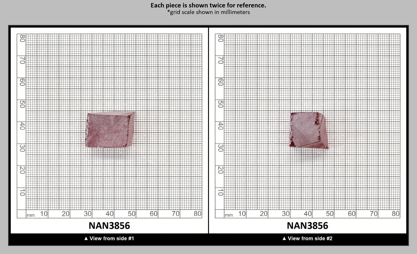 Nanosital Simulated Pink Tourmaline Lab Created Faceting Rough for Gem Cutting - #A-9100 - Various Sizes : NAN3856