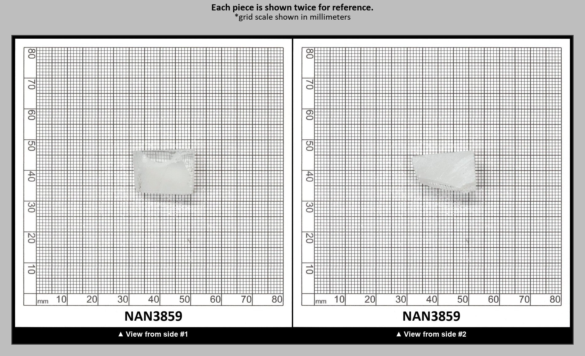 UV Reactive Nanosital #E-137 Lab Created Faceting Rough for Gem Cutting - Various Sizes : NAN3859