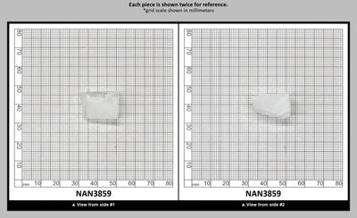 UV Reactive Nanosital #E-137 Lab Created Faceting Rough for Gem Cutting - Various Sizes : NAN3859