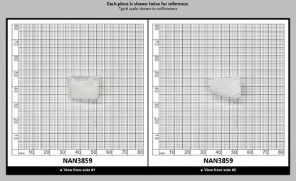 UV Reactive Nanosital #E-137 Lab Created Faceting Rough for Gem Cutting - Various Sizes : NAN3859