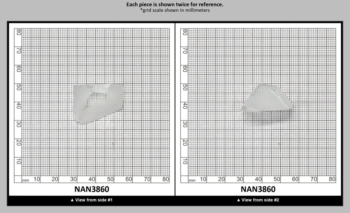 UV Reactive Nanosital #E-137 Lab Created Faceting Rough for Gem Cutting - Various Sizes : NAN3860