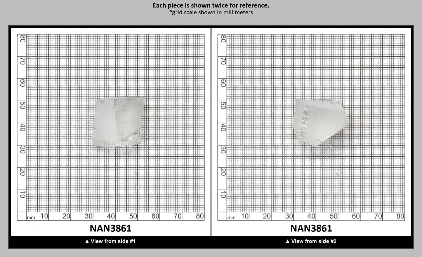 UV Reactive Nanosital #E-137 Lab Created Faceting Rough for Gem Cutting - Various Sizes : NAN3861