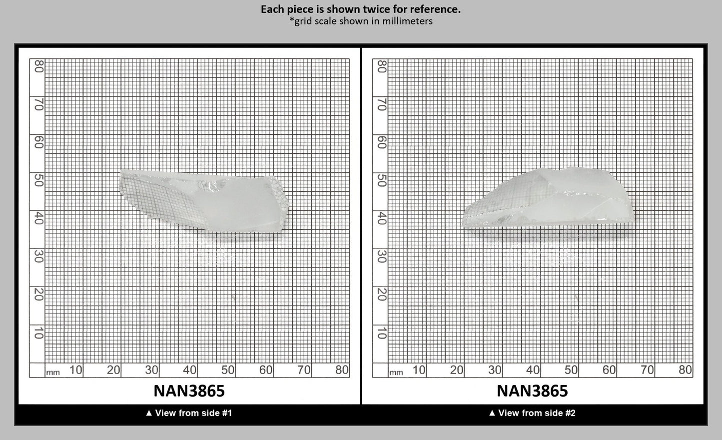 UV Reactive Nanosital #E-137 Lab Created Faceting Rough for Gem Cutting - Various Sizes : NAN3865