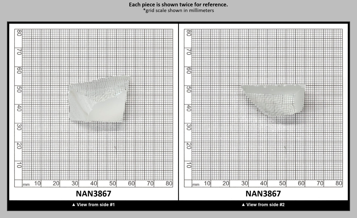 UV Reactive Nanosital #E-137 Lab Created Faceting Rough for Gem Cutting - Various Sizes : NAN3867